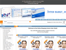 Tablet Screenshot of inter-markt.eu